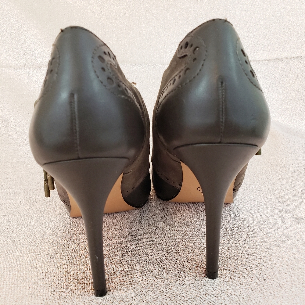 Circa Joan & David Brown Leather Eunice Bootie 8.5 - Picture 6 of 8